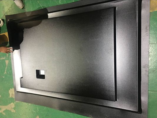 Strati di plastica su ordinazione di Thermoform per il vuoto che forma la copertura posteriore LCD nera della TV