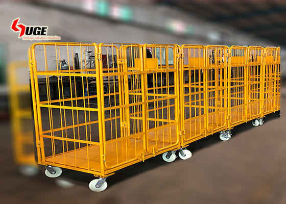 carrello pieghevole di dimensione di 1100*800*1700MM, carrello su misura di logistica con la macchina per colata continua muta
